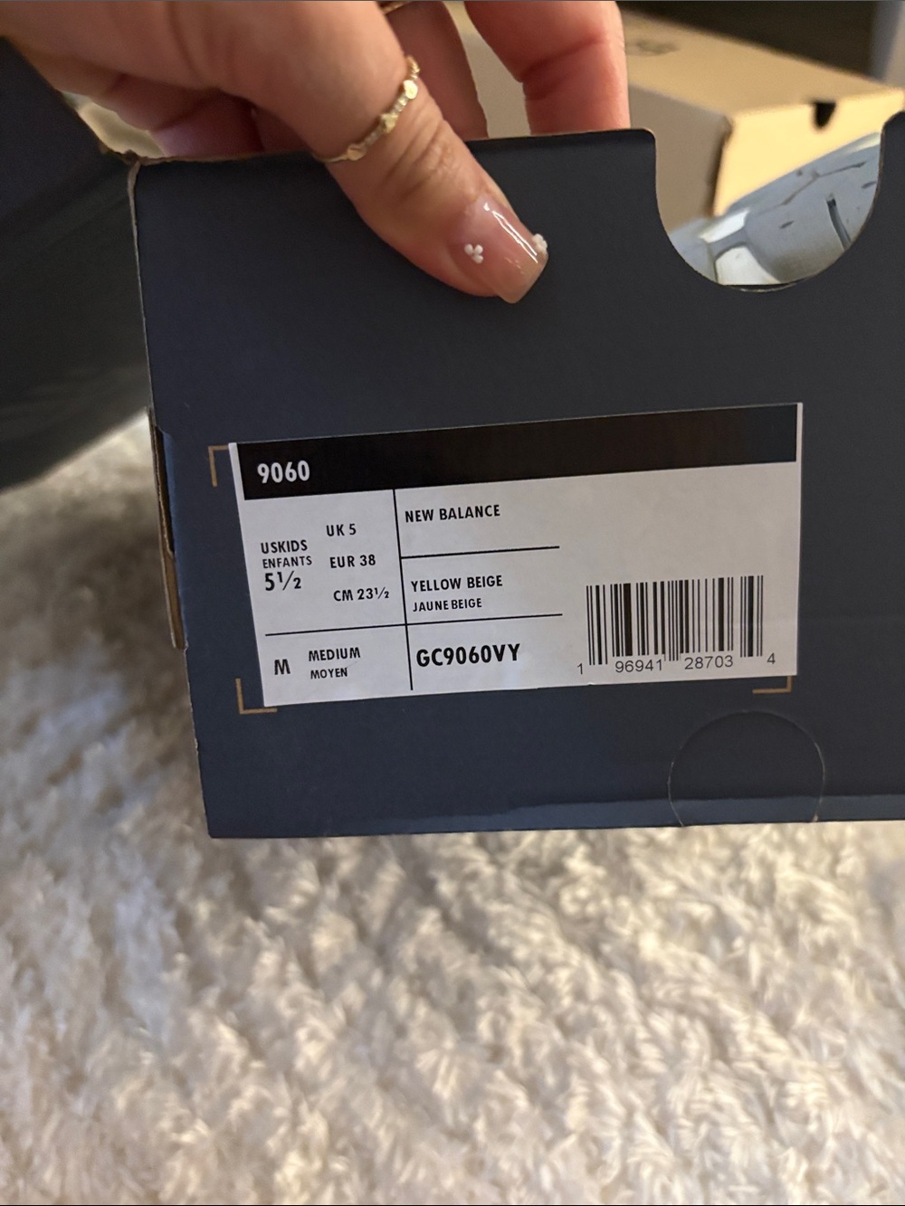 New Balance Orange and Gray Chunky Dad Sneakers - Picture 13 of 13